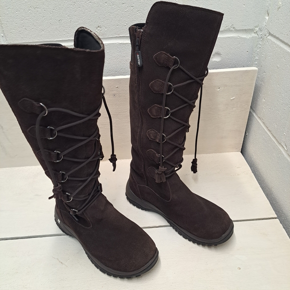 🥾Baffin Madeleine Waterproof Insulated Suede Snow Boots Brown Women’s Size 8🥾 - Picture 1 of 10